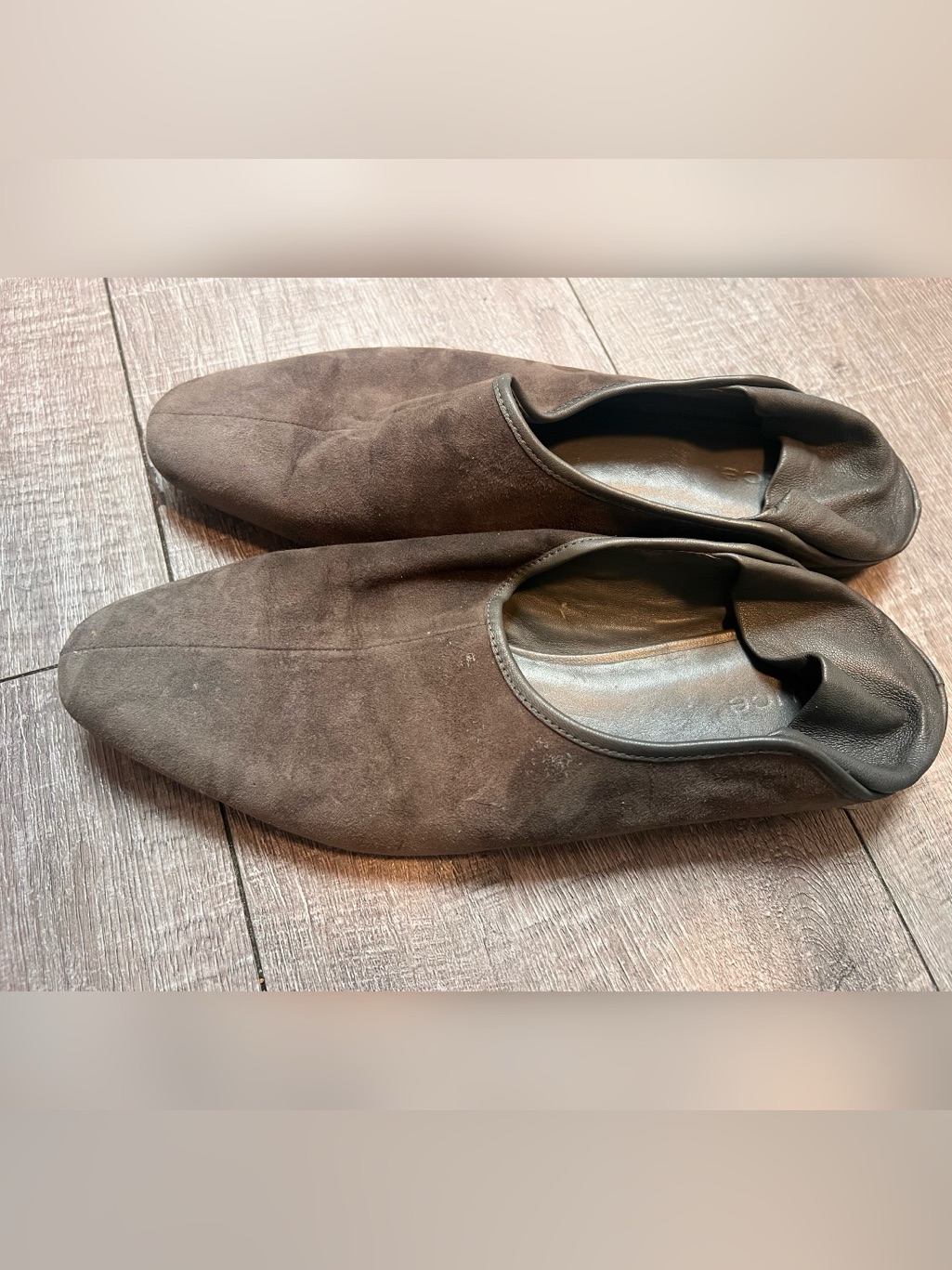 Vince Grey Suede Convertible Flats $275 Size 9.5